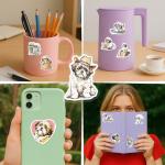 100 PCS Shih Tzu Stickers Pack – Waterproof Dog Decals for Water Bottles, Laptops, Phones, Notebook, Cars – Cool Vibrant Graphics for Shih Tzu Enthusiast