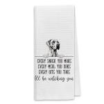 Dibor Great Dane Dog Kitchen Towels, Great Dane Gifts Dog Dish Towels Dishcloth, Funny Dogs Every Meal You Make Cloth Hand Towels Tea Towels for Bathroom Kitchen, Gifts for Dogs Lovers, 16x24 Inches