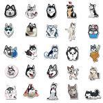 Cute Funny Siberian Husky Dog Stickers, 50PCS Dogs Vinyl Stickers for Laptops,Water Bottles,Phone, Animals Stickers,Bumper Stickers Decals(Siberian Husky)