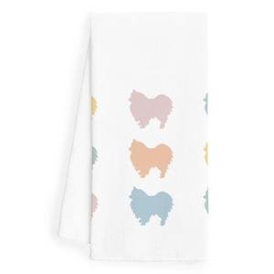 WFSM Pomeranian Gifts Kitchen Towels - Pomeranian Dog Hand Towels, 16x24 Inches