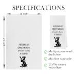 Geqtt Great Dane Dish Towels - Funny Great Dane Gifts Decorative Waffle Weave Kitchen Towels, Dog Lover Gifts Hand Towel, Tea Towel (16×24 Inches)