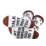 CENWA 1 Pair Bernese Mountain Dog Pet Lover Socks My Bernese Mountain Dog And I Talk Shit About You Socks Gift for Dog Lover (Bernese Mountain dog, Cotton)