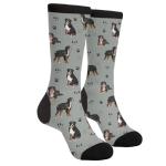 GJLNTRF Funny Bernese Dog Novelty Crew Socks Casual Crazy Funny Dress Socks For Women Men Teens Gift