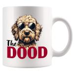 Panvola The Dood Goldendoodle Lover Gifts Dog Mom Dad Pet Dog Lover Vet Veterinarian Gifts Golder Retriever Poodle Dogs Novelty Drinkware Ceramic Coffee Mug (White, 11 oz)