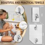 LUKIPOM Funny Goldendoodle Dog Hand Towels, You Will Never Pee Alone Funny Bathroom Hand Towels, Goldendoodle Gifts, Dog Bathroom Decor, 16x24 Inches