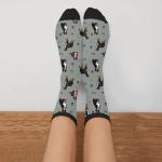 GJLNTRF Funny Bernese Dog Novelty Crew Socks Casual Crazy Funny Dress Socks For Women Men Teens Gift