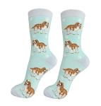 E&S Imports Pet Lover Socks - Fun Novelty Socks - All Season - One Size Fits Most - for Women and Men – Dog Gifts (King Charles Cavalier Gifts - Socks)