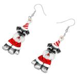 Bonsny Acrylic Drop Dangle Christmas Gifts Dog Puppy Doggy Earrings Ornaments Decorations Jewelry For Women Accessories (Schnauzer)