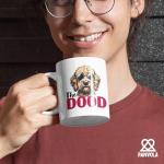 Panvola The Dood Goldendoodle Lover Gifts Dog Mom Dad Pet Dog Lover Vet Veterinarian Gifts Golder Retriever Poodle Dogs Novelty Drinkware Ceramic Coffee Mug (White, 11 oz)