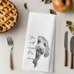 LUKIPOM Funny Goldendoodle Dog Hand Towels, You Will Never Pee Alone Funny Bathroom Hand Towels, Goldendoodle Gifts, Dog Bathroom Decor, 16x24 Inches