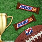 Snickers NFL Chocolate Bars for Game Day Snacks
