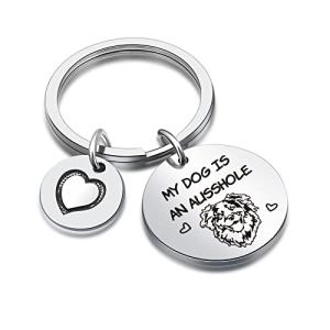 Australian Shepherd Lover Keychain for Dog Owners