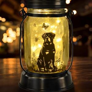Rottweiler Solar Lanterns for Dog Lovers