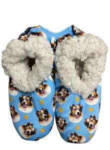 Cozy Non-Skid Australian Shepherd Slippers