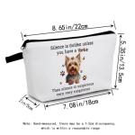 Yorkie Lover Makeup Bag for Dog Moms