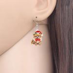 Pomeranian Drop Dangle Earrings for Dog Lovers