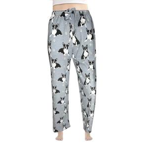 Boston Terrier Pajama Pants – Cozy Cotton Lounge Wear