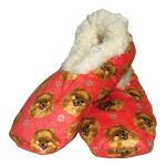 Pomeranian Super Soft Slippers - E&S Pets - Pomeranian Gifts - Cozy House Slippers - Non Skid Bottom - One Size Fits Most - Sherpa Slipper - Pet Lover Gifts For Men And Women