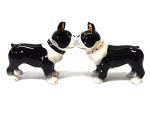 Pacific Giftware Salt & Pepper Shakers - Boston Terrier Pups Magnetic Salt and Pepper Shakers