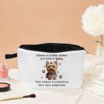 Yorkie Lover Makeup Bag for Dog Moms