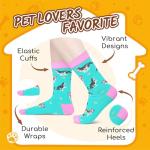 HAPPYPOP Funny Huskies Socks for Girls - Silly Fun Weird Huskies Gifts for Women, Dog Lovers Socks Gifts