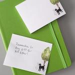 Poodle Sticky Notes - 4" x 3" 50 Sheets. Notepad, to Do List, Reminder Note. Gift for Dog Lovers. (1, Poodles (Black & White))