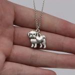 Feather Lily Maltese Charm Necklace, Maltipoo Pet Dog Lover Gift, Silver Metal with Heart Pendant on a Chain, Ladies I Love bijon frise havanese whiteShort Hair