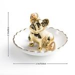 PUDDING CABIN Bulldog Ring Holder Dish, Gifts for Mom Valentines, Birthday Gift for Women Friend Girls Aunt Mothers Day Bridesmaid Wedding Engagement Xmas Gifts, Dog Mom Gifts for Women