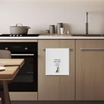 Geqtt Funny Husky Dish Towels - Decorative Waffle Weave Kitchen Hand Tea Towels, Siberian Husky Gifts (1624 Inches)