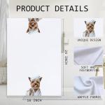 Funny Yorkshire Terrier Hand Towels for Dog Lovers