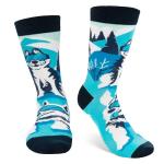 Lavley My Dog Thinks I'm Cool - Funny Socks For Dog and Husky Lovers - Unisex for Men & Women, One Size