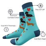 Cavertin Women's Socks Pug, Dachshund, Horse, Flamingo, French Bulldog, Golden Retriever, Chicken, Fox (Dachshund)