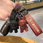 PawsFourLove Adorable French Bulldog Keychain - Cute & Durable Frenchie Bulldog Key Ring Charm - Ideal for Dog Lovers & Pet Owners - Lightweight Metal Keyring Accessory for Keys, Bags & Purses