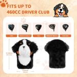 Craftsman Golf Bernese Mountain Dog Plush Animal Driver Cover Headcover Golfer Gift