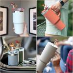 6PCS Straw Cover, 10mm Dog Straw Toppers for Stanley Cup, Dachshund Dog Straws Topper Fits Stanley Tumbler, Stanley Cup Accessories Weiner Dog Lover Gifts