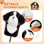 Craftsman Golf Bernese Mountain Dog Plush Animal Driver Cover Headcover Golfer Gift
