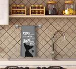 Dwept Cute Chihuahua Every Meal You Make Every Bite You Take Kitchen Dish Towels Dishcloth 16x24 Inches,Funny Dog Decorative Absorbent Hand Tea Bathroom Towels,Dog Lovers Gifts,Chihuahua Mom Gifts