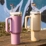 6PCS Straw Cover, 10mm Dog Straw Toppers for Stanley Cup, Dachshund Dog Straws Topper Fits Stanley Tumbler, Stanley Cup Accessories Weiner Dog Lover Gifts