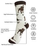 Pet Lover Socks - Fun - All Season - One Size Fits Most - For Women And Men – Dog Gifts (Chocolate Labrador)