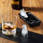 ACOOKEE Golden Retriever Dog Ice Cube Mold, 4 Hole Fun Shapes Large Golden Retriever Dog Ice Cube Tray for Whiskey,Cocktail,Bourbon, Cute Novelty Golden Retriever Gifts for Women, BPA Free