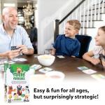 Farting Frenchies Card Game – Fun Family Card Games for Adults & Kids Ages 7+, French Bulldog Gifts Strategy Game | Simple Setup Party Games, 20-Min Playtime, 2-4 Players| Best Christmas Games Gift