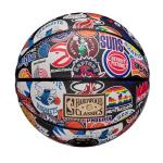 WILSON NBA All Team Retro Basketball - Multicolor, Size 7-29.5"