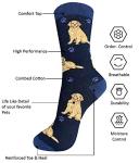 Pet Lover Socks - Fun - All Season - One Size Fits Most - For Women And Men – Dog Gifts (Golden Retriever)