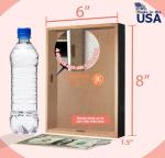 Home of a Spoiled Rescue Dog Wooden Sign, Black and White Dog Lover Decor, Gift for Pet Owner Moms, Made in USA