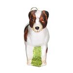 Old World Christmas Jack Russell Terrier Glass Blown Ornament for Christmas Tree, Handcrafted Holiday Decoration, Dog Collection