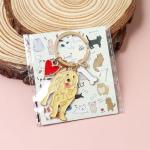 MMIUAEG Cute Puppy Dog Keychain Golden Retriever Key Charm Keychain Pet Lover Gift Car Key Accessories Decor for Women Men Family Friends-Gold
