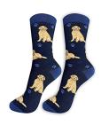 Pet Lover Socks - Fun - All Season - One Size Fits Most - For Women And Men – Dog Gifts (Golden Retriever)