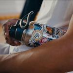 Hydrapeak x NBA Officially Licensed All Team Sticker Print 32 oz Insulated Water Bottle with Straw Lid and Handle