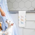 WFSM Schnauzer Kitchen Towels - Dog Mom Gifts, Decorative Hand Towels, 1624 Inches