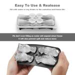 ACOOKEE Golden Retriever Dog Ice Cube Mold, 4 Hole Fun Shapes Large Golden Retriever Dog Ice Cube Tray for Whiskey,Cocktail,Bourbon, Cute Novelty Golden Retriever Gifts for Women, BPA Free